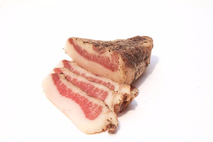 Guanciale di Amatrice - jowl fat - freshly thick s