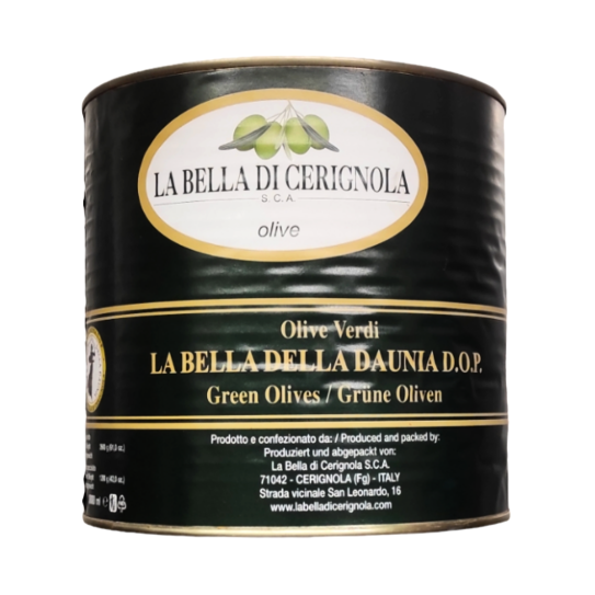 Olive Verdi La Bella della Daunia D.O.P. 2,6 Kg