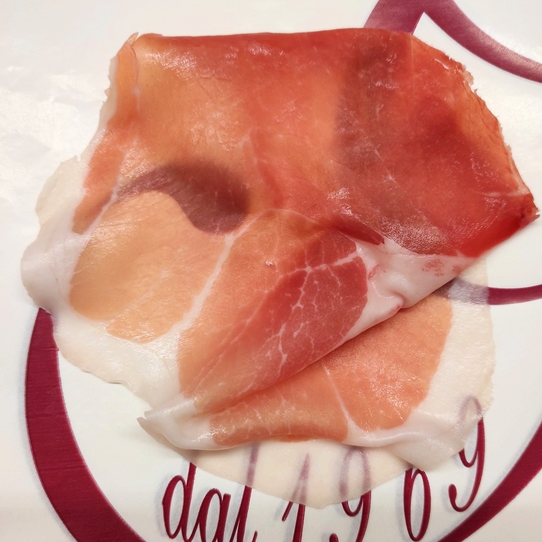 Prosciutto Crudo di Razza Padana affettato