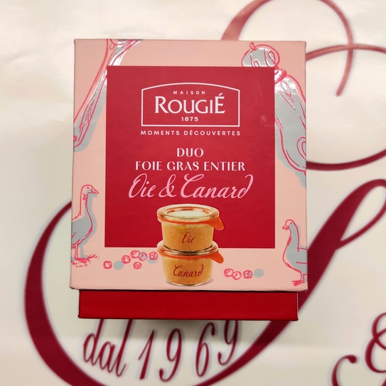 Foie Gras di Anatra e Oca Entier Duo Rougiï¿½