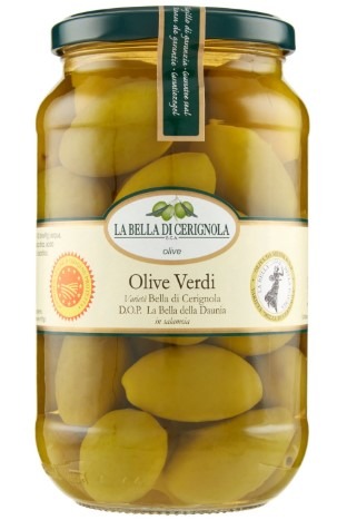  Olive Verdi La Bella della Daunia DOP in salamoia
