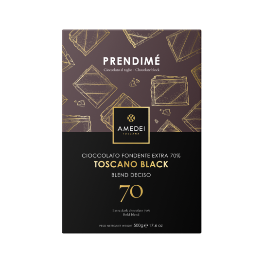 Amedei Prendime Fondente Toscano Black 70% - 500 g