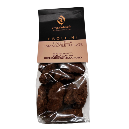 Biscotti con farina di mandorle, cannella e mandorle tostate