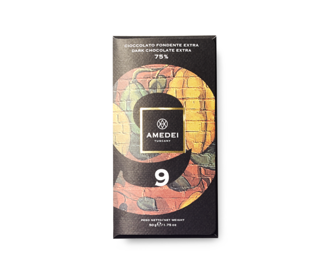 Amedei Tavoletta NOVE Cioccolato Fondente 75%
