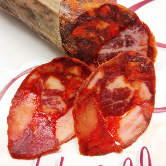 Chorizo Iberico de Bellota affettato